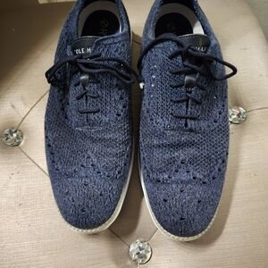 Cole Haan Origonal Grand Men's Navy Knit Oxford Shoes